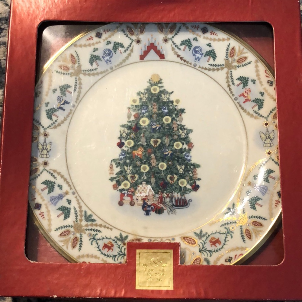 Lenox Christmas Plate 2000